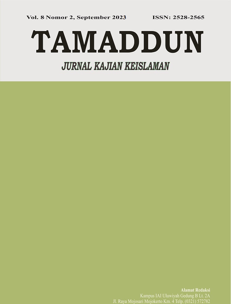 					View Vol. 8 No. 2 (2023): TAMADDUN
				